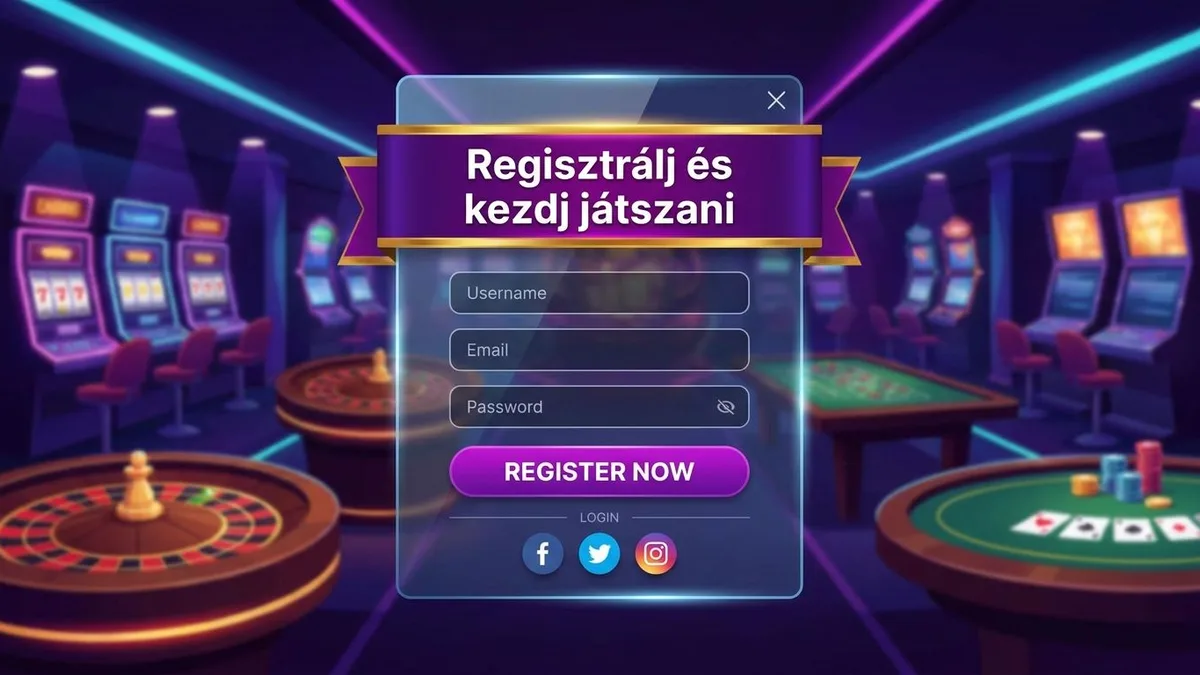 Regisztráció bónusszal